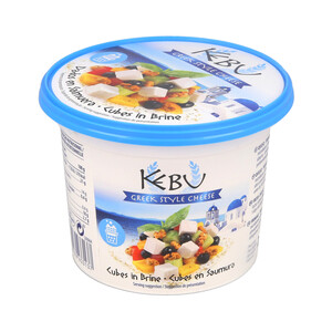 KEBU Queso fresco en dados en salmuera KEBU 110 g.