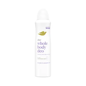 DOVE Desodorante en spray unisex para todo el cuerpo, aroma a lavanda 150 ml.