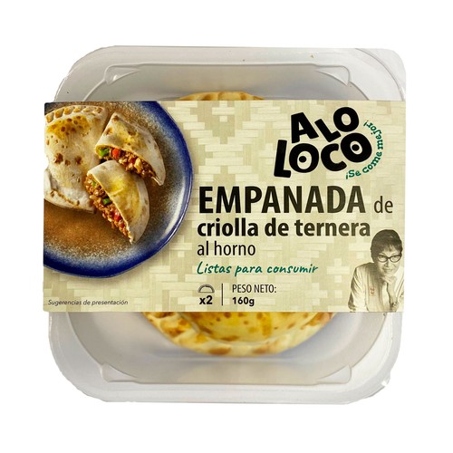 ALOLOCO Empanada criolla de carne 2 x 80 g.
