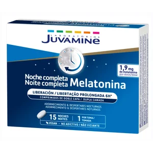 JUVAMINE Melatonina noche completa 15 comprimidos