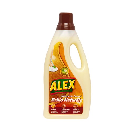 ALEX Abrillantador de suelos especial parquet, tarima y laminado con aroma naranja ALEX 1,5 litros