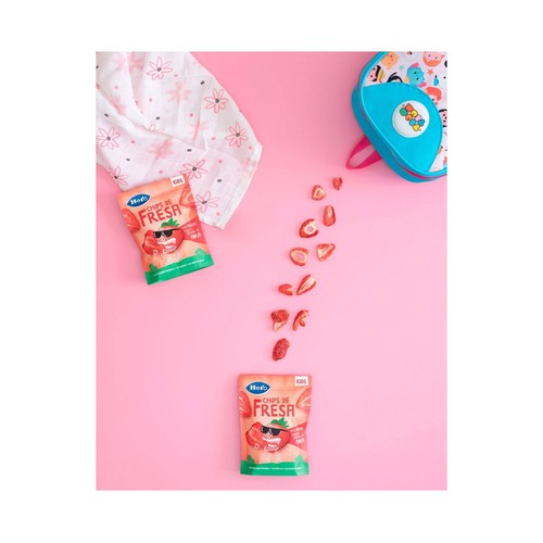 HERO Kids Chips de fresa elaborados sin azúcares añadidos 12 g.