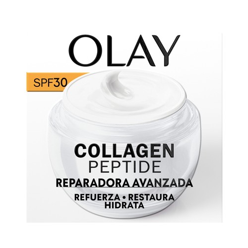 OLAY Collagen peptide Crema de día reparadora e hidratante con FPS 30 50 ml.