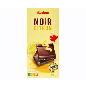 PRODUCTO ALCAMPO Chocolate negro con limón 100 gr.