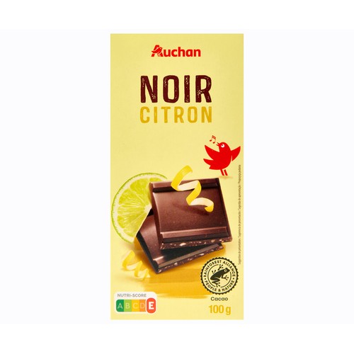 PRODUCTO ALCAMPO Chocolate negro con limón 100 gr.