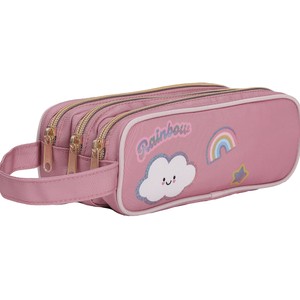 Imagen de Estuche portatodo de 3 compartimentos arco iris, ALCAMPO.