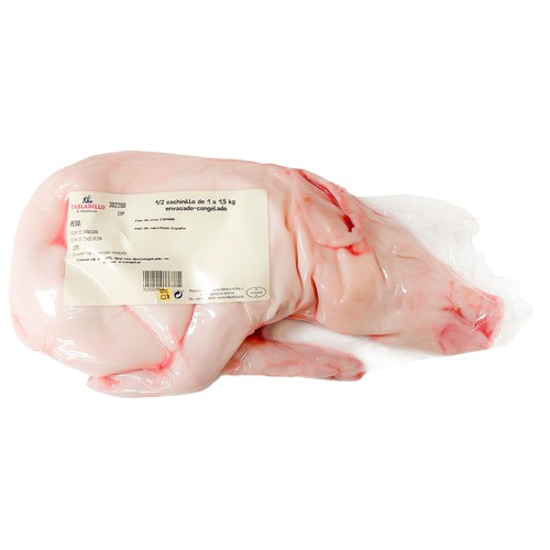 EL TABLADILLO Medio cochinillo envasado y congelado 1 / 1,5 kg.