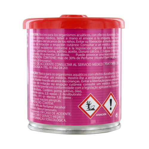 Ambientador en lata olor chicle, 100g PARADISE SCENTS.