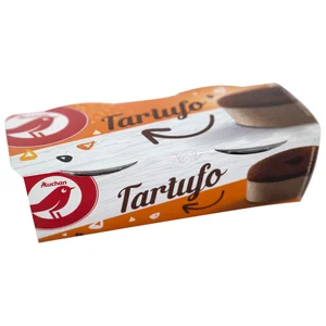 AUCHAN Tartufo receta italiana 2 x 90 g. Producto Alcampo