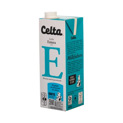 Leche semidesnatada de vaca 1 l.
