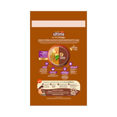 ULTIMA Alimento de perro mediano grande articular 3kg
