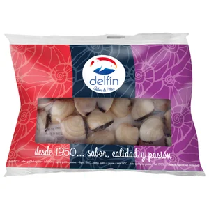 DELFÍN Almeja blanca cocida y congelada 150 g.