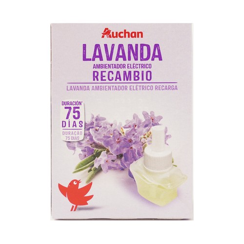 Ambientador eléctrico recambio lavanda PRODUCTO ALCAMPO 25 ml.