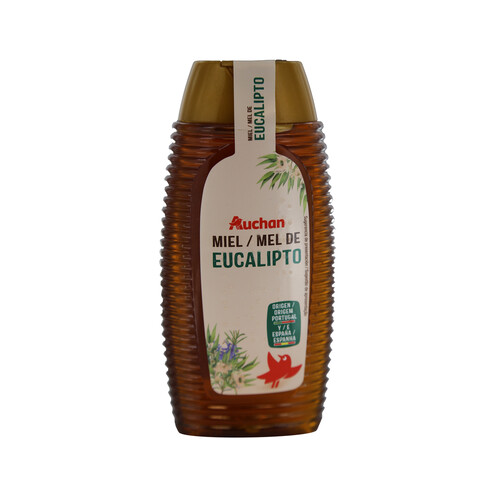 Miel de eucalipto 100 %,(mezcla de mieles originarias de España y Argentina) PRODUCTO ALCAMPO 350 g.