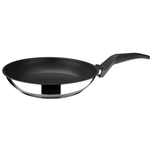 Sartén 20cm. de acero inoxidable con interior antiadherente tricapa, apta para inducción, Comte MAGEFESA.