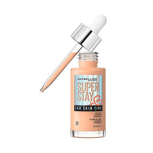 MAYBELLINE Super stay skin tint tono 21  Base de maquillaje ligera de larga duración.