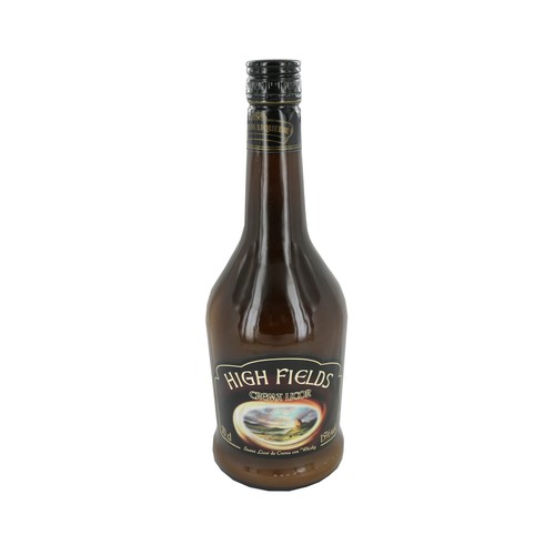 HIGHFIELDS Crema suave de licor con whisky HIGHFIELDS, botella de 70 cl..