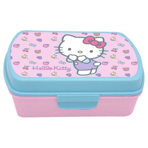 Sandwichera infantil licencia Hello Kitty para guardar alimentos. ACTUEL