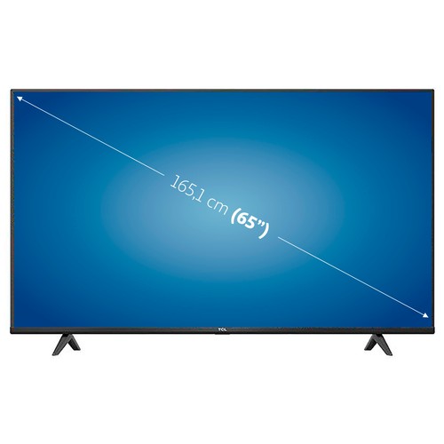 Televisión 165,1 cm (65") LED TCL 65P635 4K, HDR10, SMART TV, WIFI, BLUETOOTH, TDT T2, USB reproductor, 3HDMI, 60HZ.