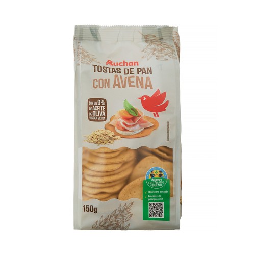 ALCAMPO CULTIVAMOS LO BUENO Tostas de pan con avena especial canapé 150 g