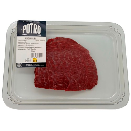 Carrillera de potro.
