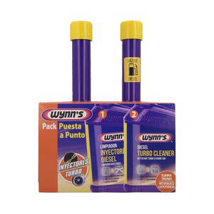 Tratamiento motor turbo diesel, con limpia inyectores y turbo cleanner, WYNNS