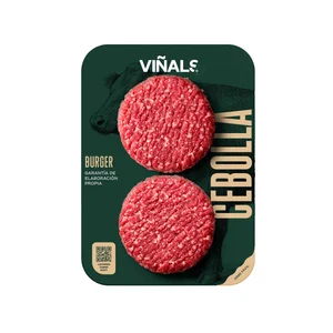 VIÑALS Hamburguesa mixta con cebolla 2x130 g. 