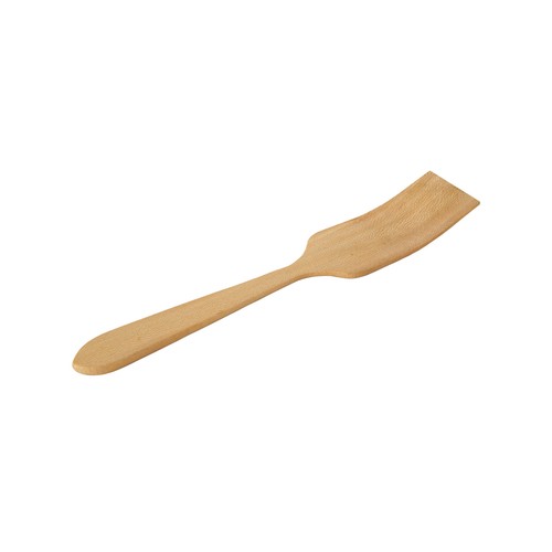 Paleta de sartén curvada fabricada en madera INALSA.