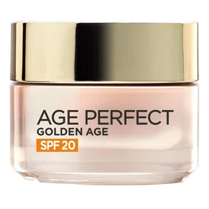 L´ORÉAL PARIS Crema de día con SFP 20, para pieles maduras y apagadas L"ORÉAL PARIS Age perfect golden age 50 ml.