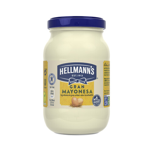 HELLMANN'S Mayonesa clásica frasco 225 ml.
