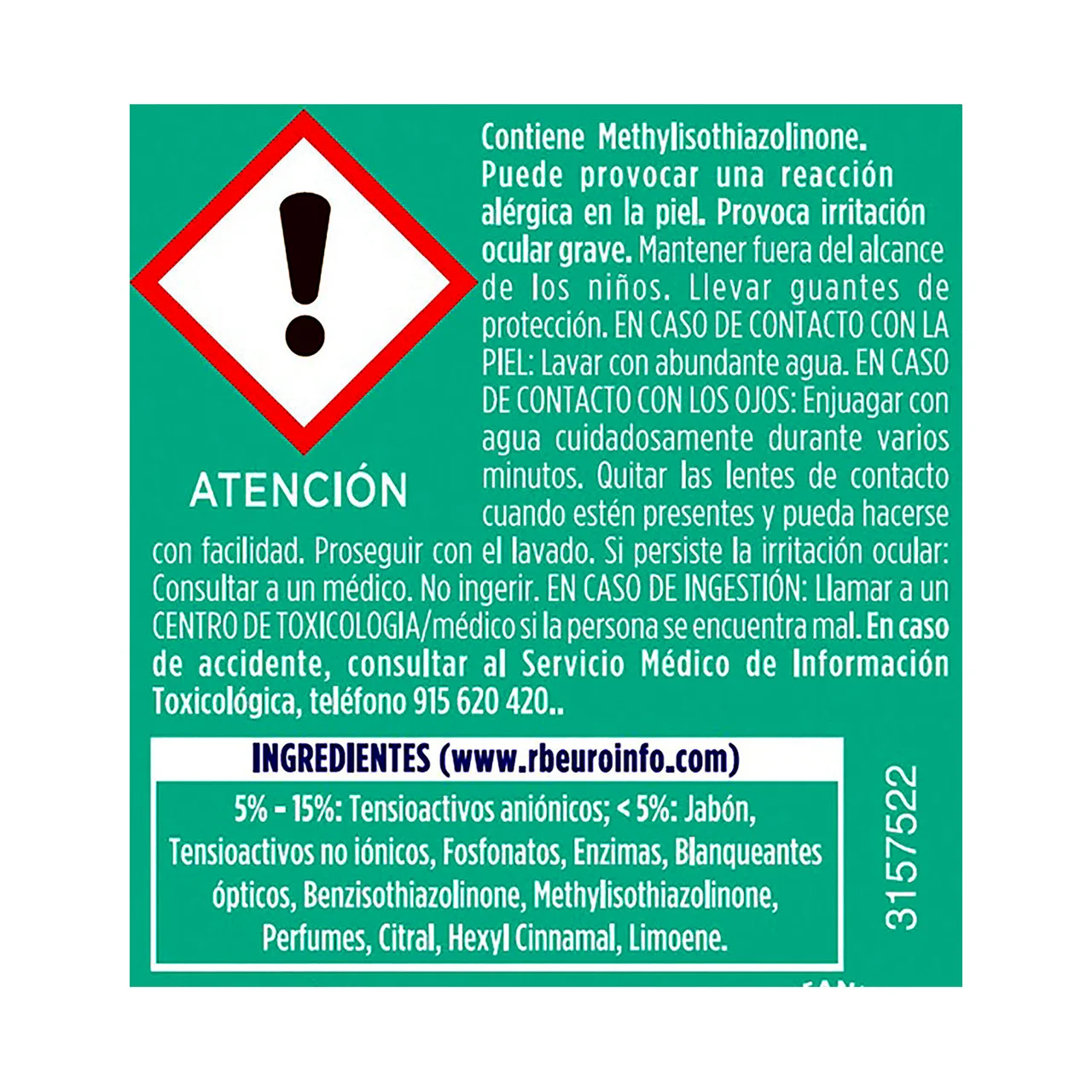 COLON Detergente perfumado gel Nenuco 34 DS