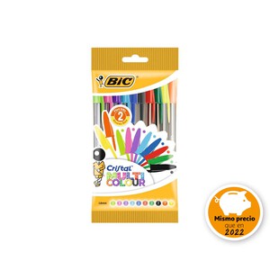 Imagen de 10 bolígrafos de cristal, BIC.