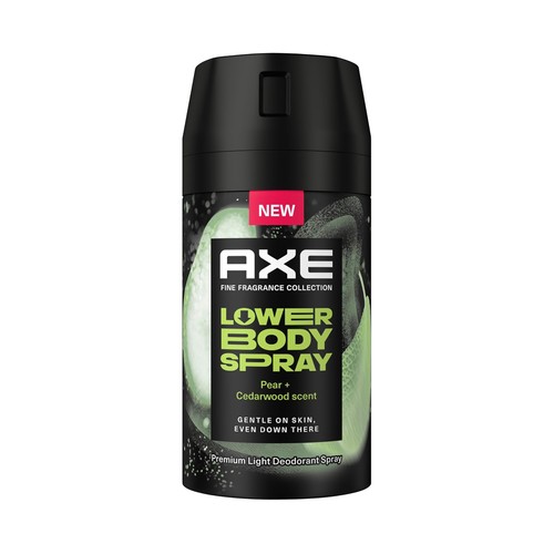 AXE All over body Desodorante corporal en spray para hombre, con aroma a pera y cedro 100 ml.