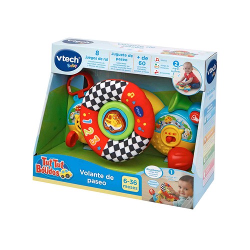Volante de paseo Juguete para el carrito con tiras de sujeción VTech Baby. Edad recomendada desde 6-36 meses
