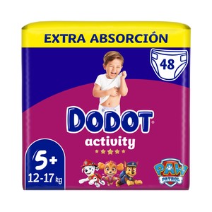 Activity Pañales talla 5+ (12-17 kg) 48 uds.