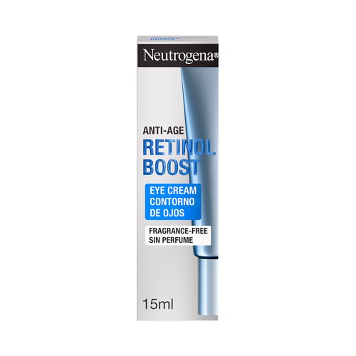 NEUTRÓGENA Retinol boost Contorno de ojos anti-edad, con vitamina A 15 ml.