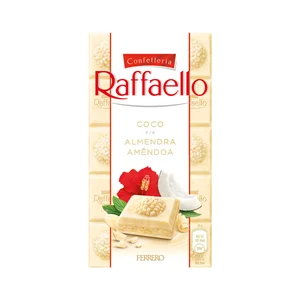 RAFAELLO Chocolate con leche, coco y almendra 90 g.