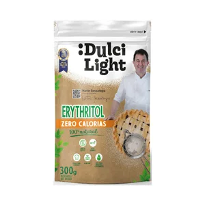 DULCILIGHT Edulcorante (Erythritol) 100% natural, zero calorias 300 g.