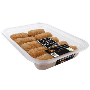 Imagen de CASA MAS Croquetas de jamón ibérico listas para calentar y comer CASA MAS 280 g.