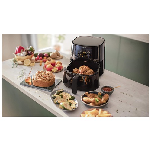 Freidora sin aceite PHILIPS Essential Airfryer XL HD9270/70, 2000W, capacidad 6,2L, 7 modos, pantalla táctil.