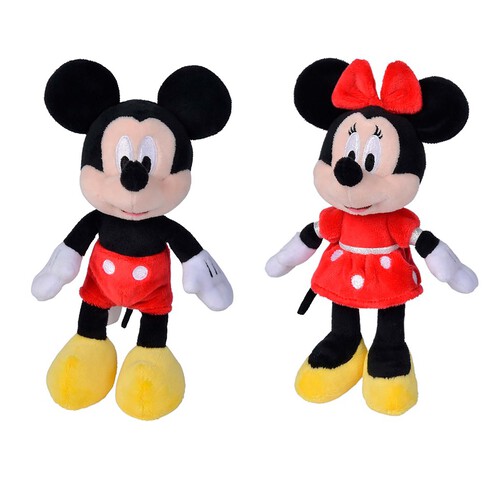 Peluche Minnie o Mickey 28cm, ONE TWO FUN ALCAMPO.
