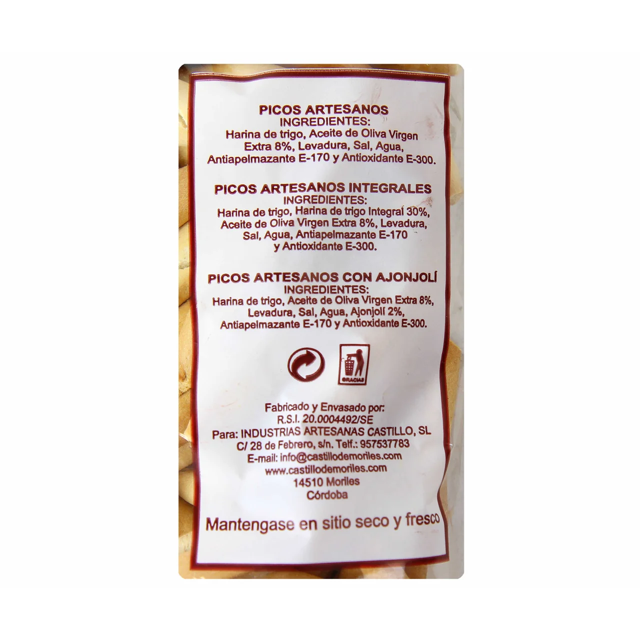 Picos artesanos 350 g.