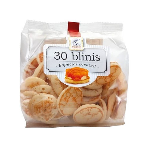 AHUMADOS DOMINGUEZ Blinis especial cocktail AHUMADOS DOMINGUEZ 135 g.