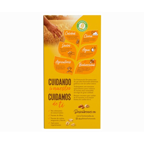 BELVITA Fontaneda galletas desayuno con 5 cereales caja 300 g.