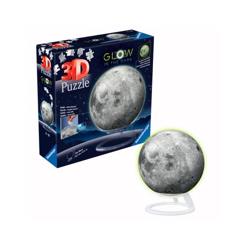 Puzzle 3D La Luna de 72 piezas, RAVENSBURGER.