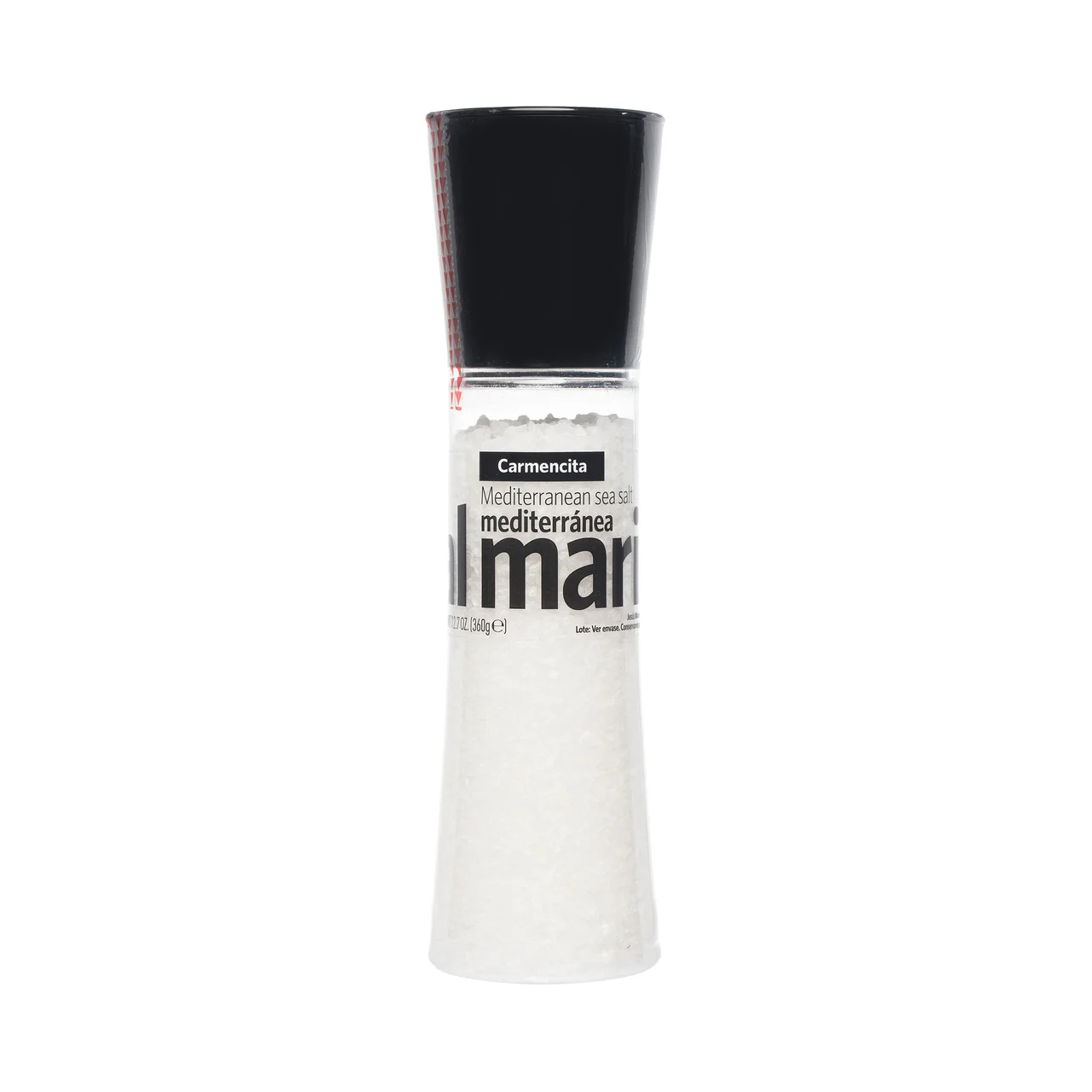 Sal marina mediterránea en molinillo 360 g.