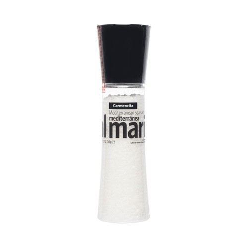 CARMENCITA Sal marina mediterránea en molinillo 360 g.