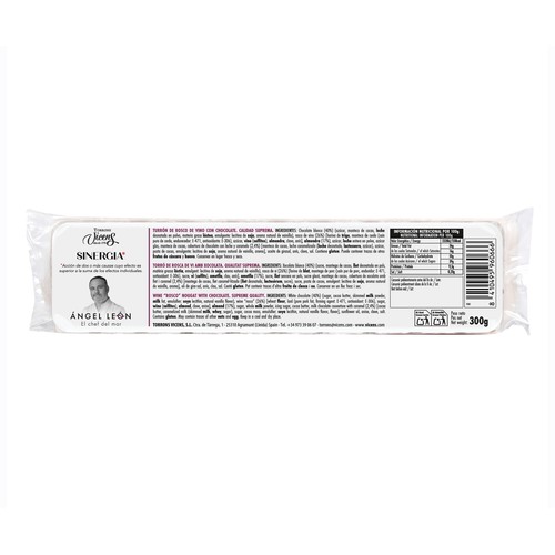 VICENS Turrón rosco de vino Málaga Ángel León 300 g.