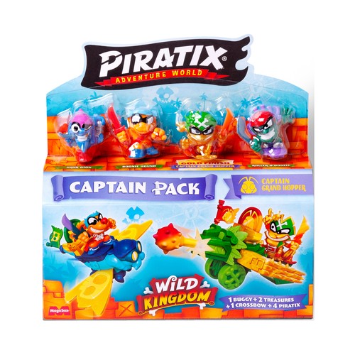 Piratix Wild Kingdom Captain Pack, modelos surtidos MAGIC BOX