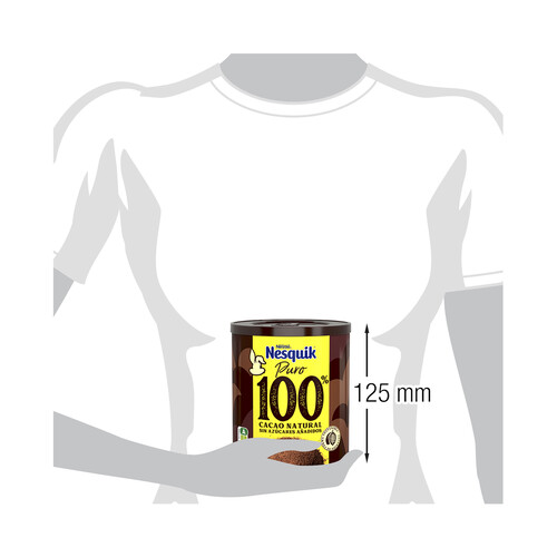NESQUIK Cacao soluble intenso, 100 cacao natural NESQUIK 290 g.